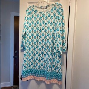 Womens Cabana Life Dress 3/4 sleeves
